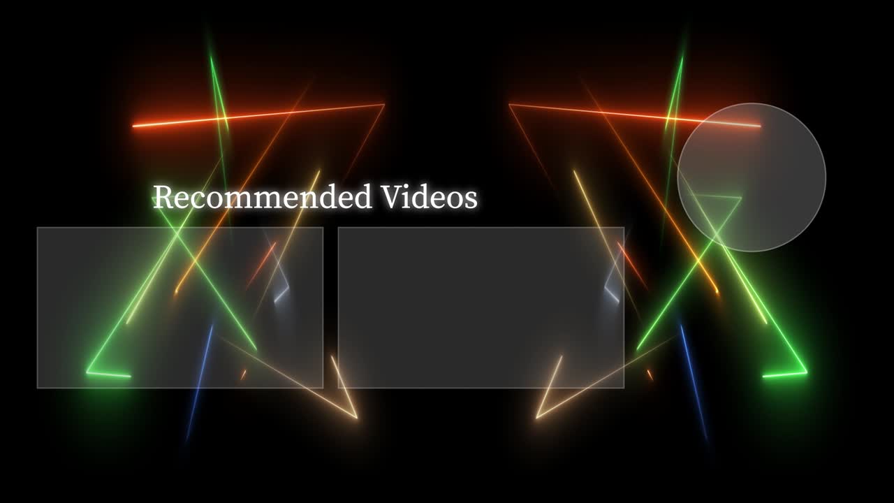 gráficos de movimiento de la pantalla de finalización de la tarjeta de finalización