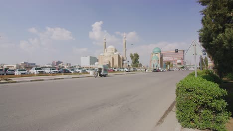 the beautiful jalil khayat mosque in erbil, iraq