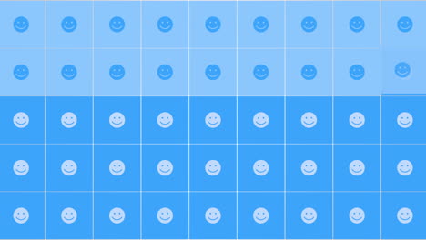 social smile network icons pattern on gradient background