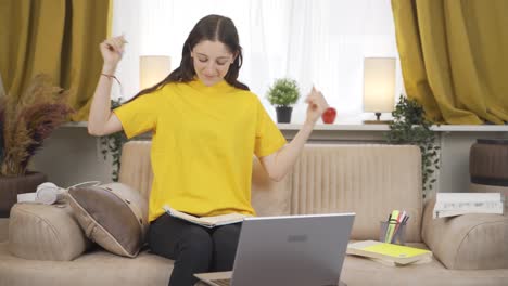 Happy-Female-student-dancing.