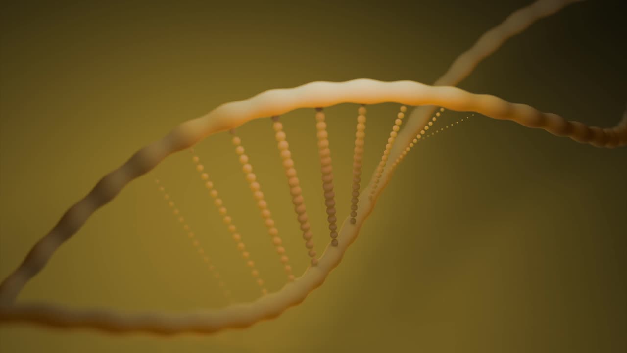 modelo 3d de una doble hélice de adn