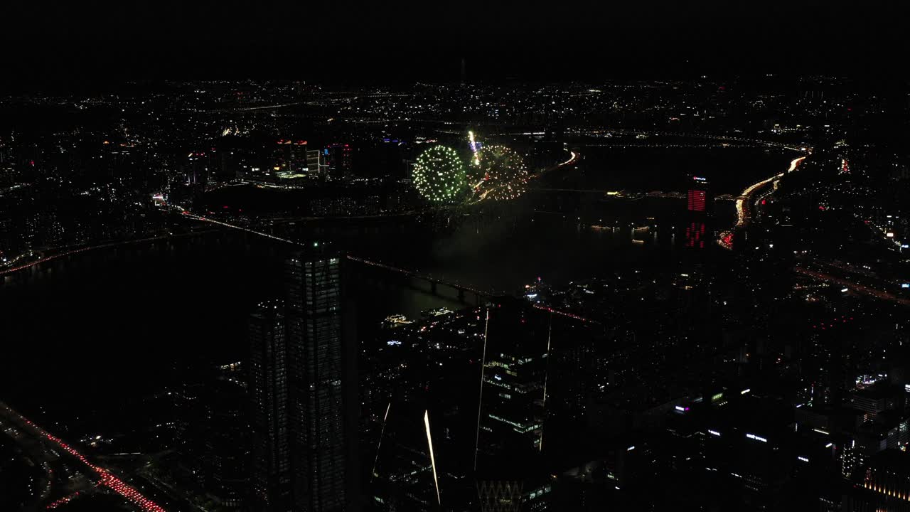 festival de fuegos artificiales de seúl
