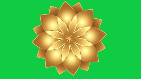 ramadan islamic background - 4k islamic ramadan - geometrical shapes - (loopable) - lotus flower - rotating shape