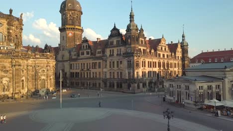 aerial view of dresden, germany