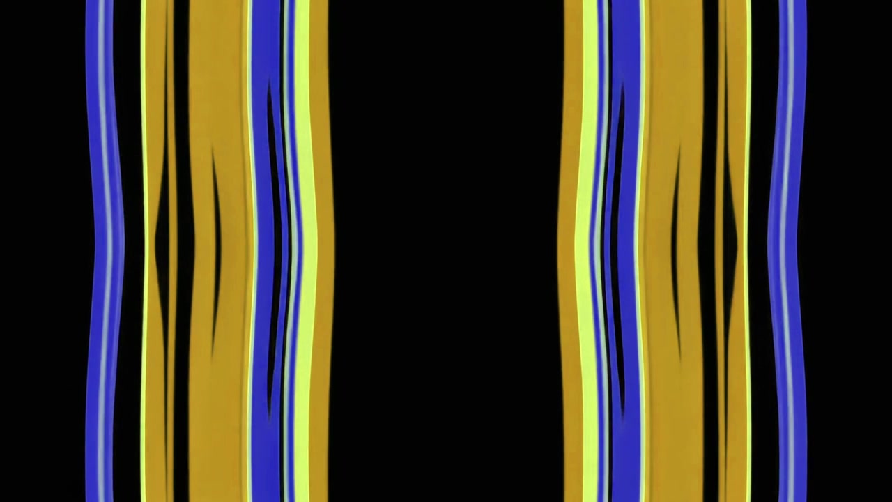 Abstract Animation of Vertical Colorful Lines Moving on Black Background