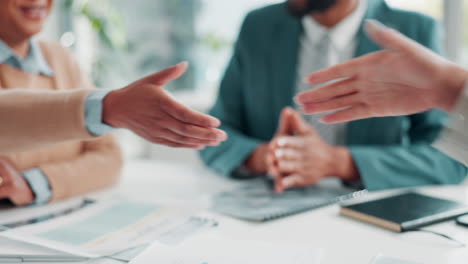 business meeting and handshake