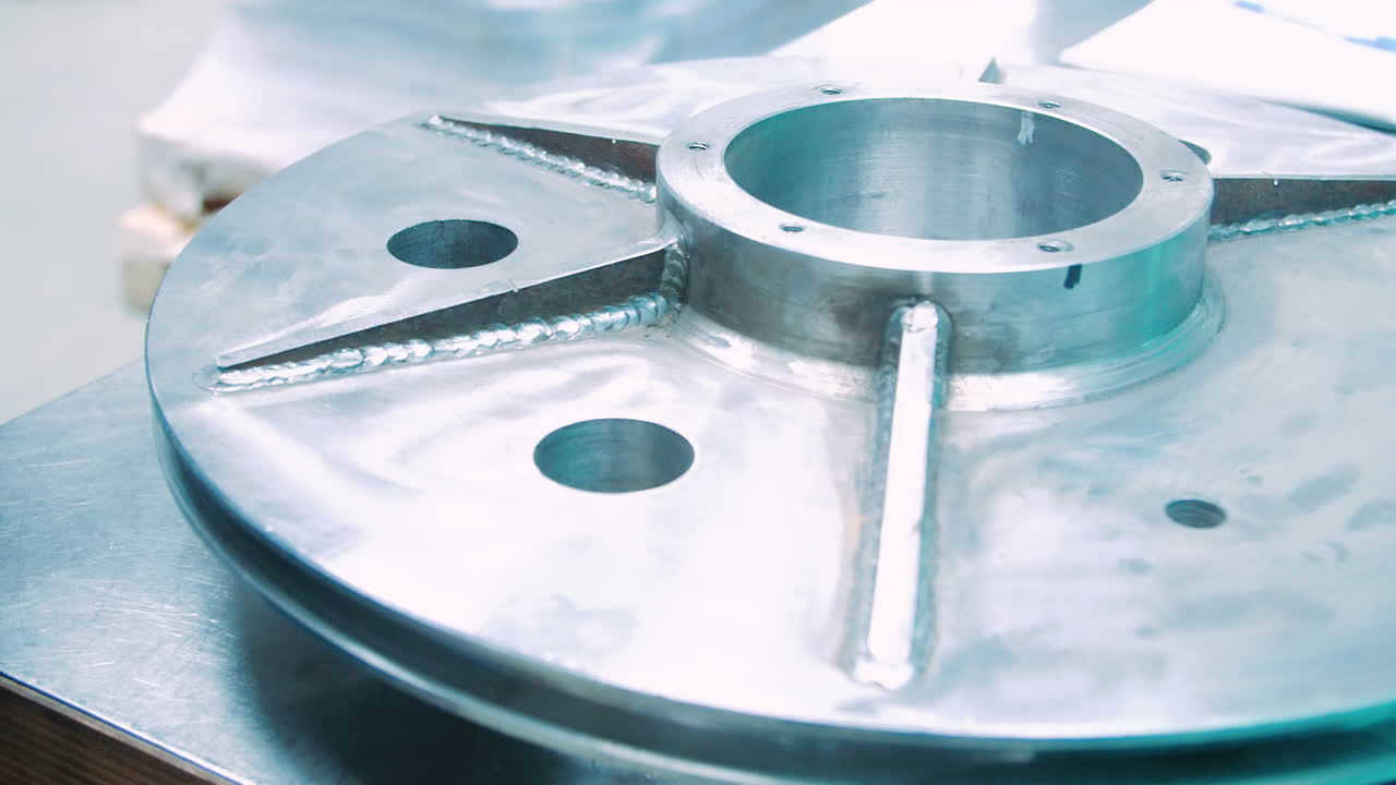 ingeniero que realiza mediciones del diámetro interno de una unidad grande