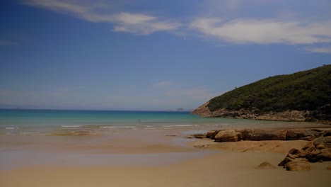 norman beach ocean scene at tidal river wilson's promontory