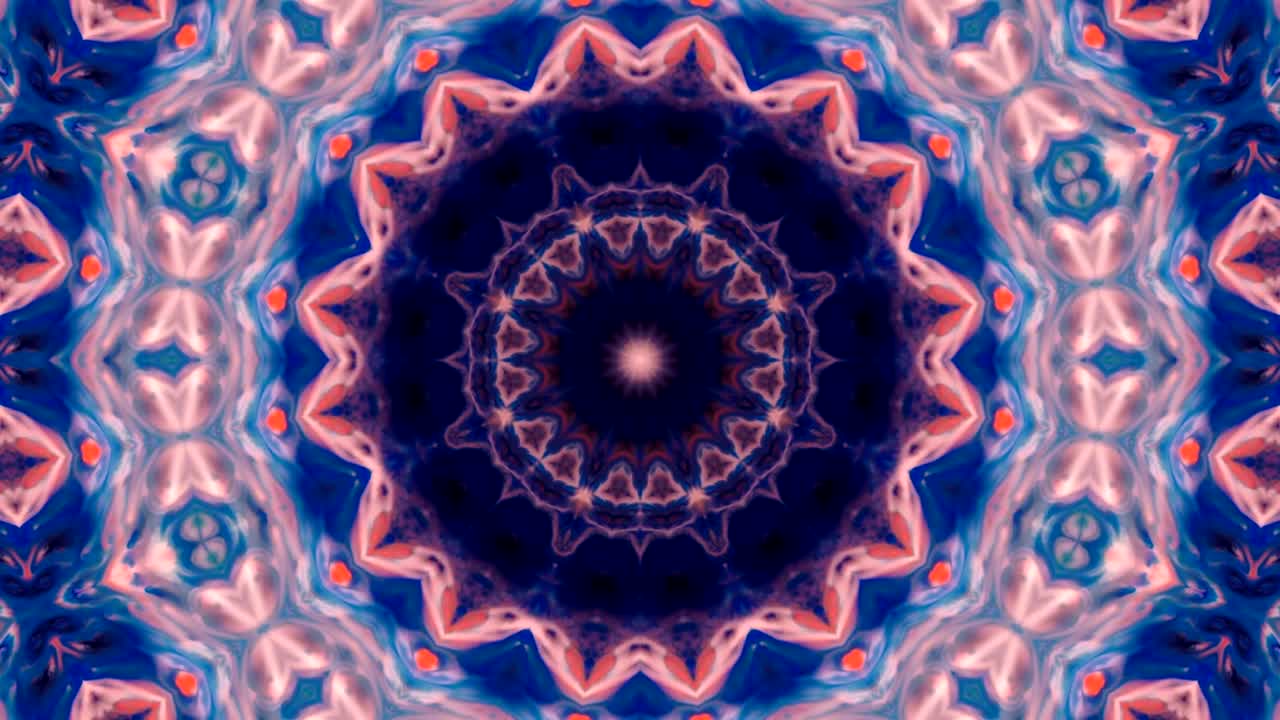 movimiento de fondo de kaleidoscopio abstractamente colorido