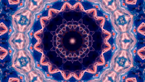 movimiento de fondo de kaleidoscopio abstractamente colorido