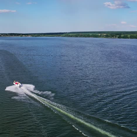 boat floating on the river
