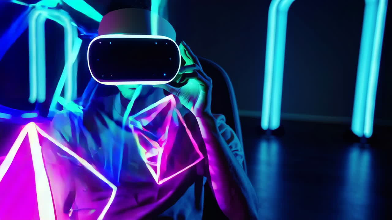 Futuristic VR Gaming Experience