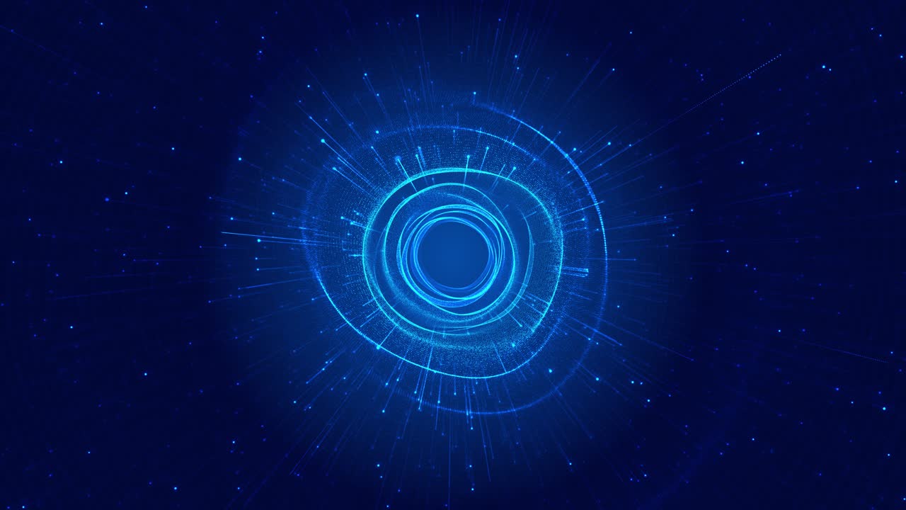 Digital futuristic circuit board animated data mining circuit board electronic technology background