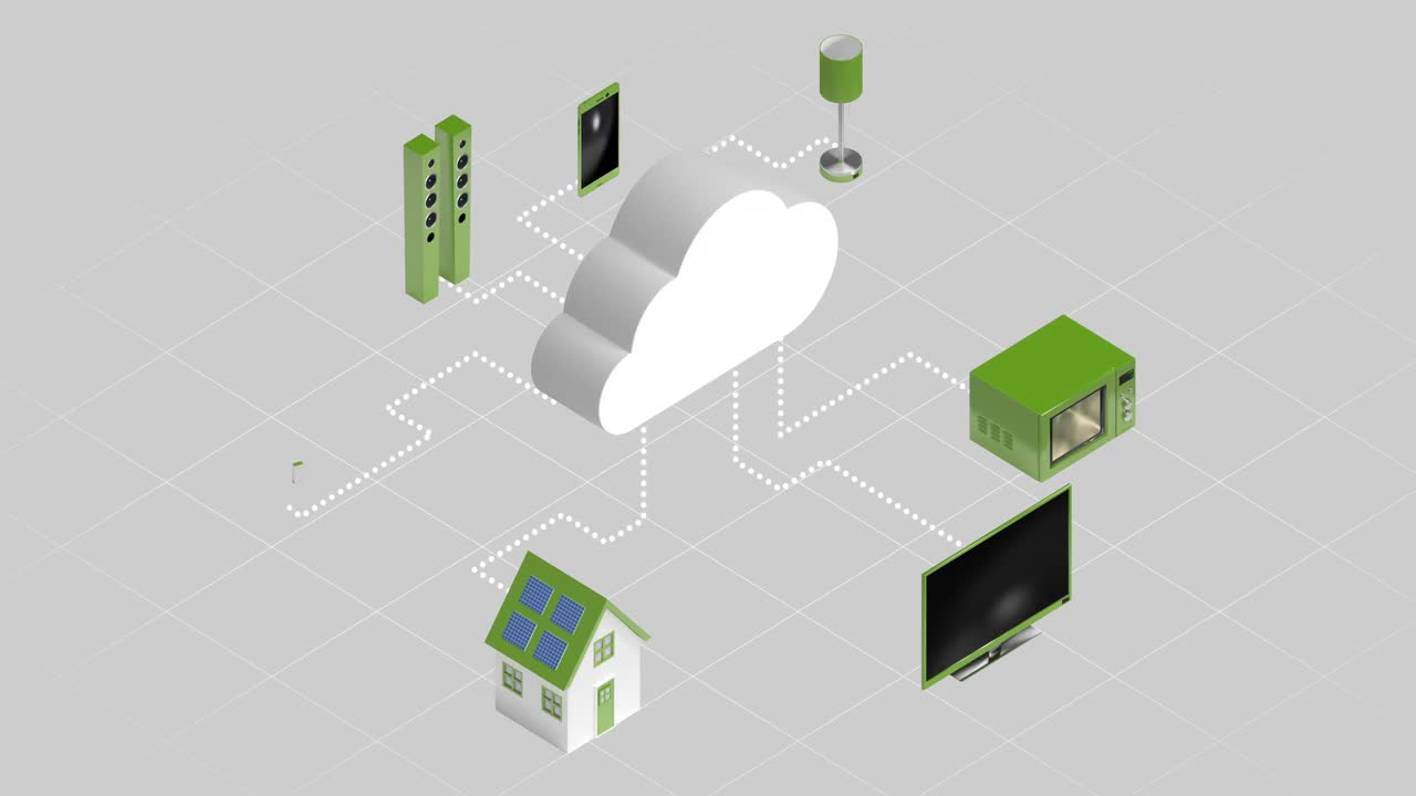 Home appliances connecting through cloud computing