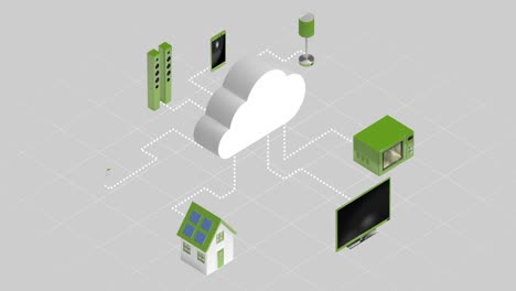 home appliances connecting through cloud computing