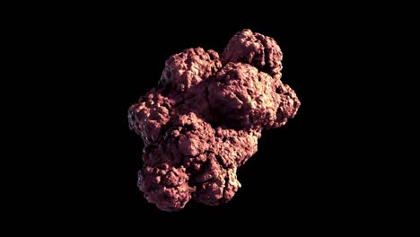 asteroide giratorio con canal alfa con capacidad de bucle