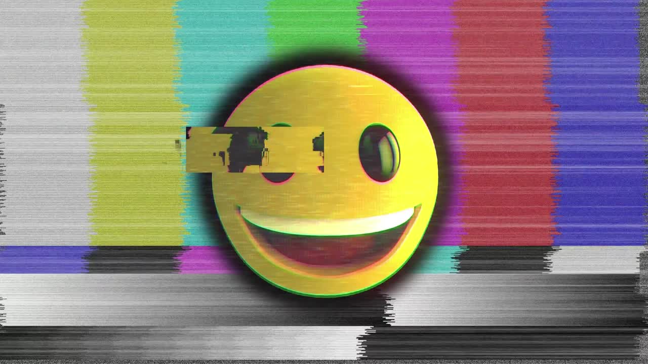 emoticono en la pantalla de prueba