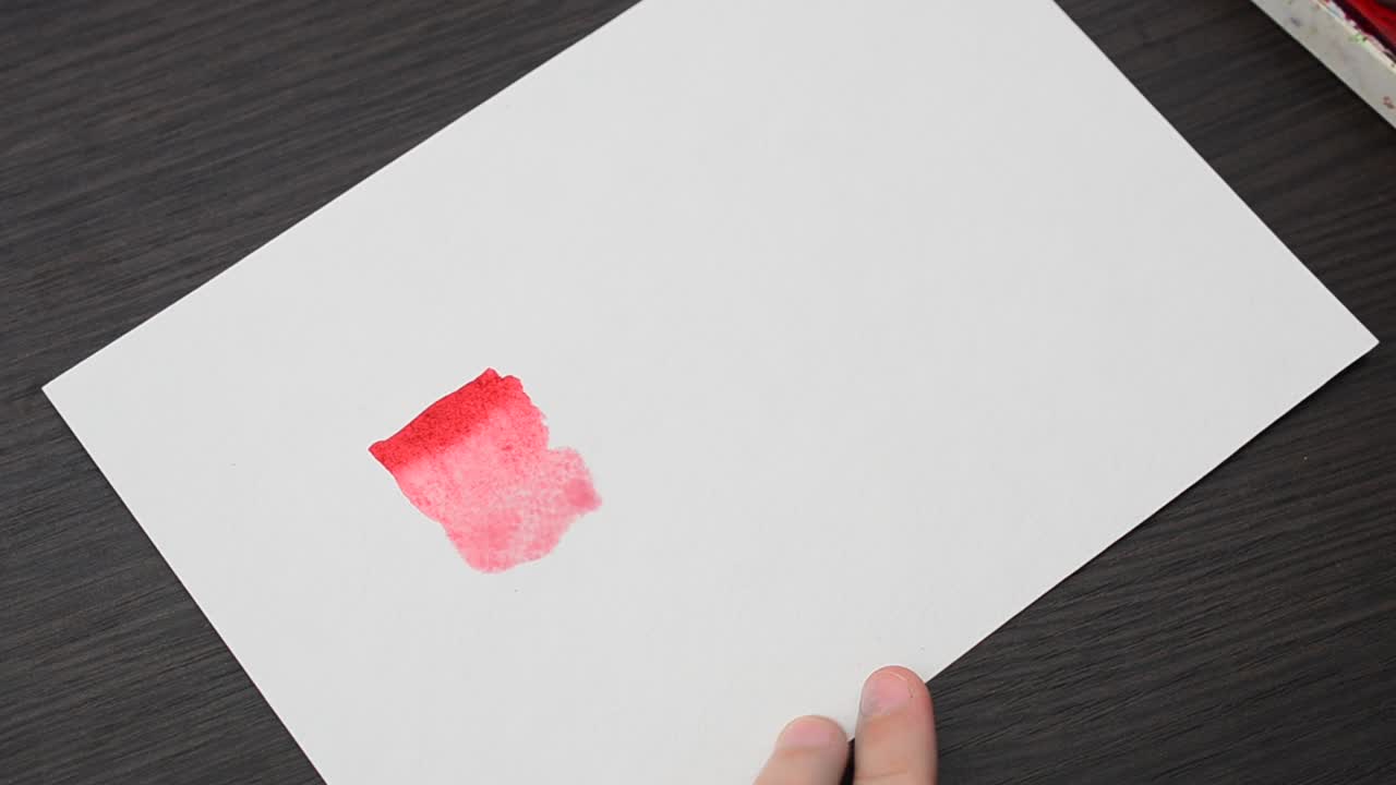 We draw paints. We draw water color paints