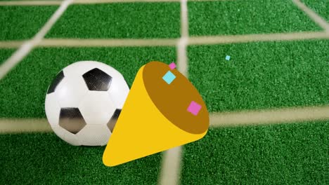 Animation-of-confetti-corn-over-soccer-ball