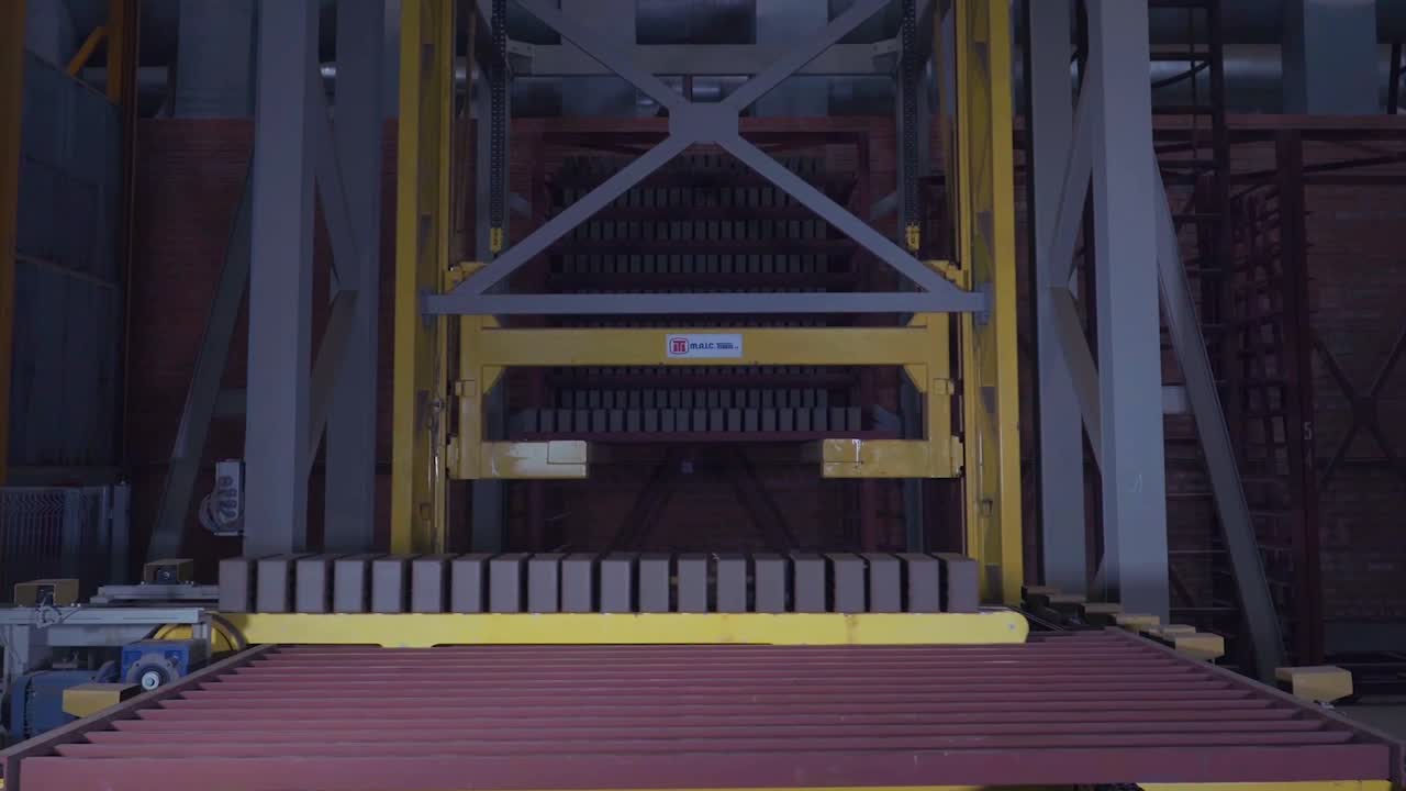 línea de producción automatizada de ladrillos