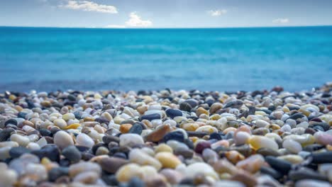 seascape cinemagraph with rocky beach.