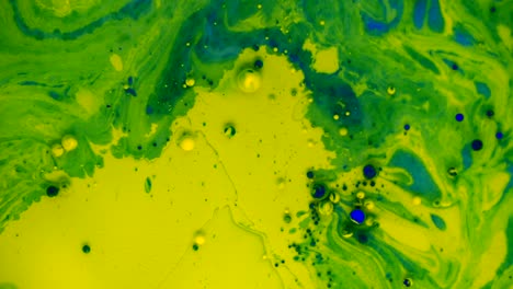 4k abstract liquid oil bubble background