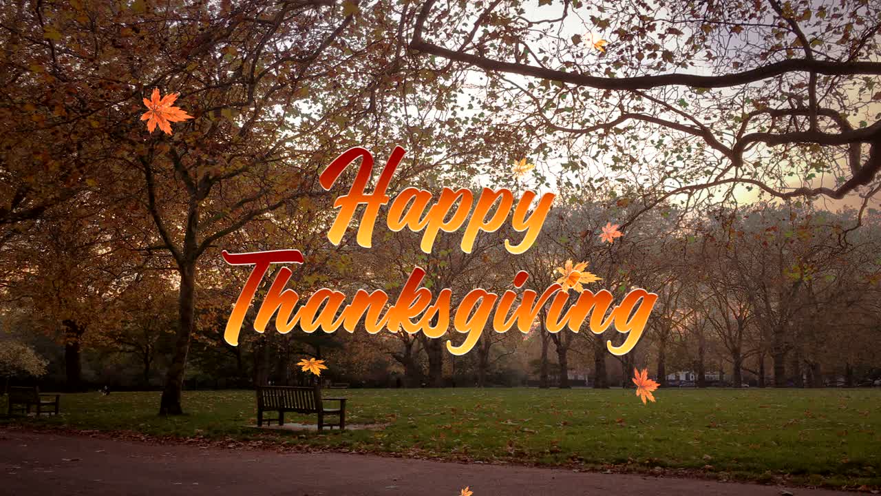 행복한 추수감사절, 원활한 루프, 4k