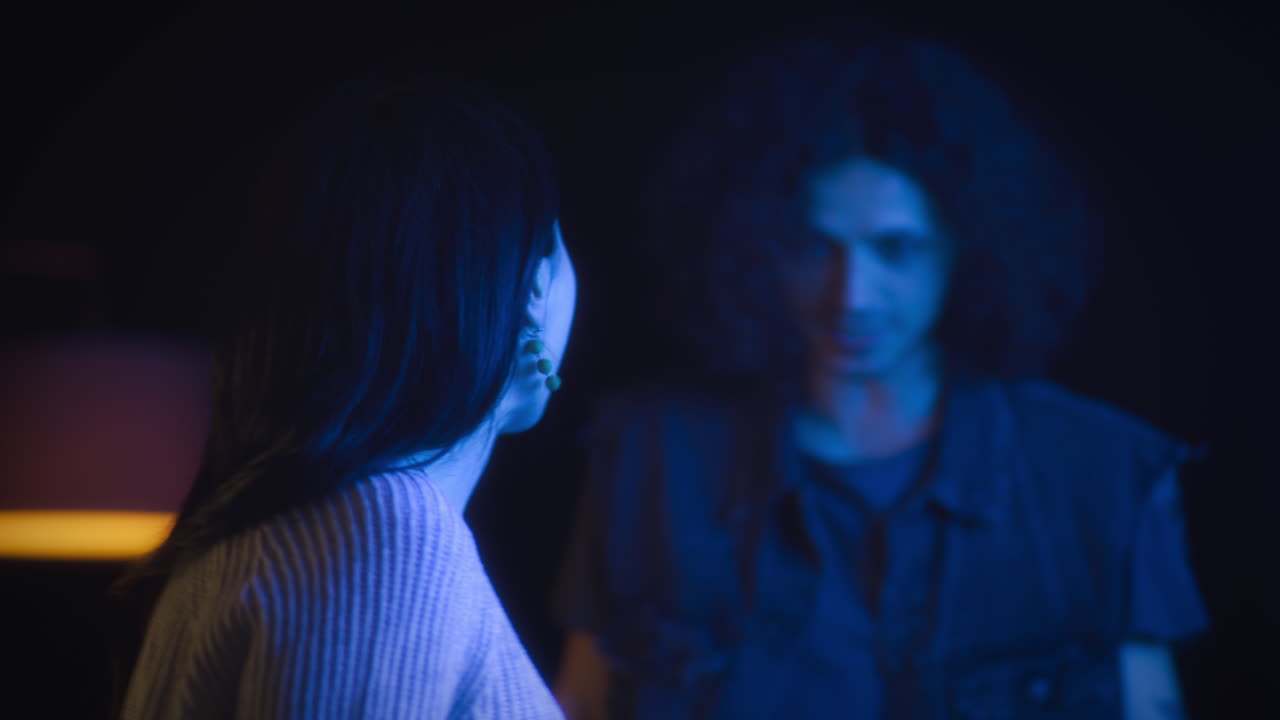 Male and Female Actors Emotionally Acting