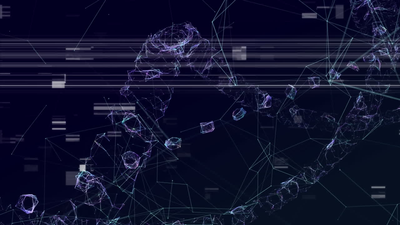 검은 바탕에 3dna 구조