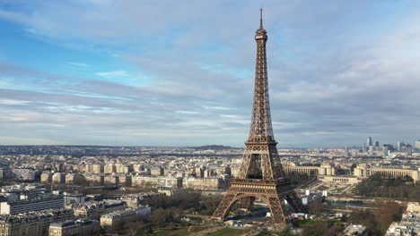 tour eiffel and paris panoramic view, france