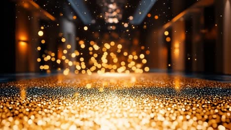 gouden glitter bokeh achtergrond
