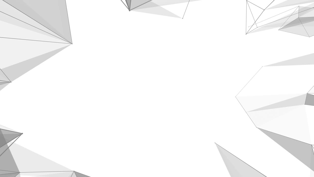 plexus fantasía tecnología abstracta. fondo geométrico abstracto con líneas en movimiento, puntos y triángulos. ciencia. medicina y tecnología. animaciones de bucle