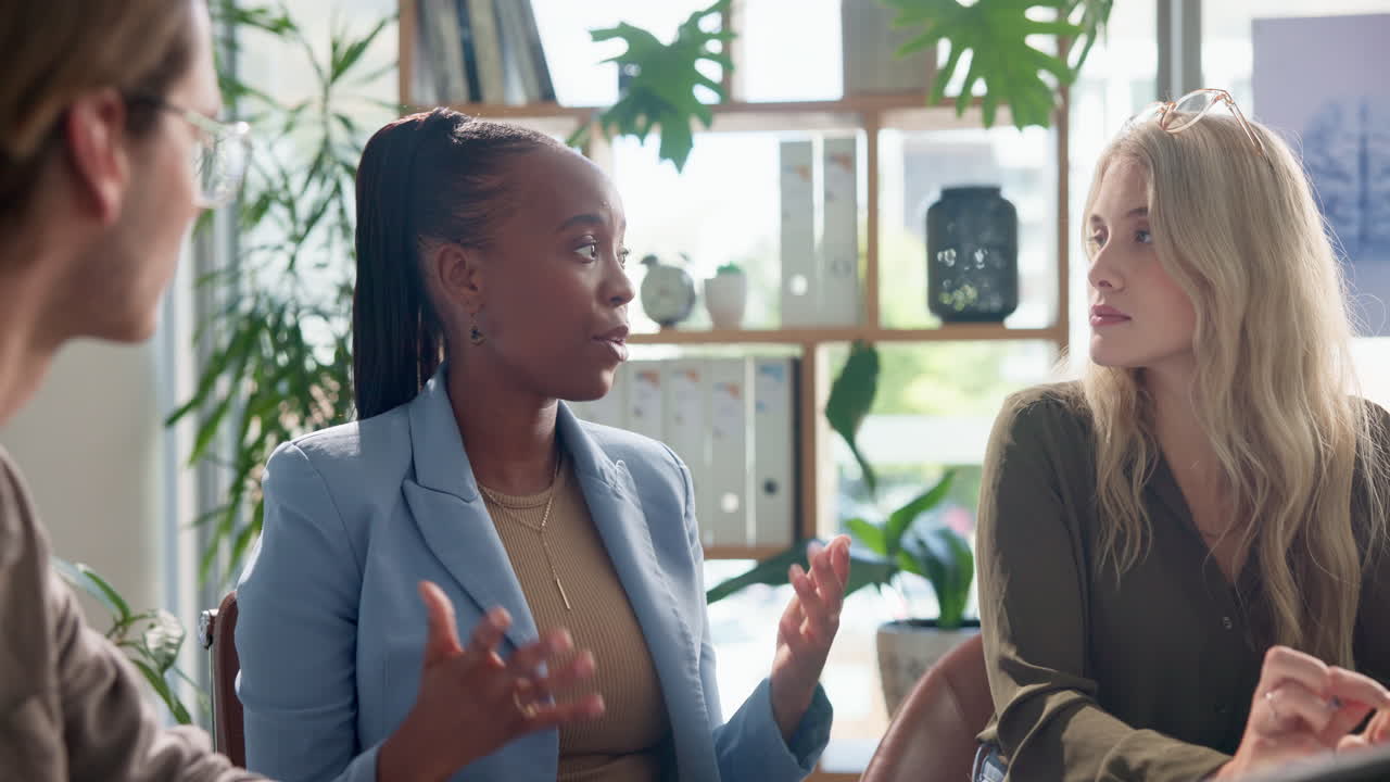 Business meeting in a modern office