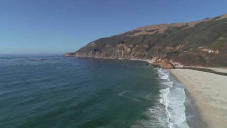 Luftbild-Von-Big-Sur-Coast-Highway-1-In-Der-Nähe-Von-Monterrey,-Kalifornien