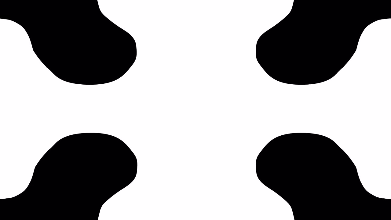 Abstract Black and White Morphing Cross Transition