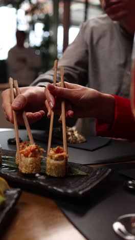 couple enjoying a fine dining experience