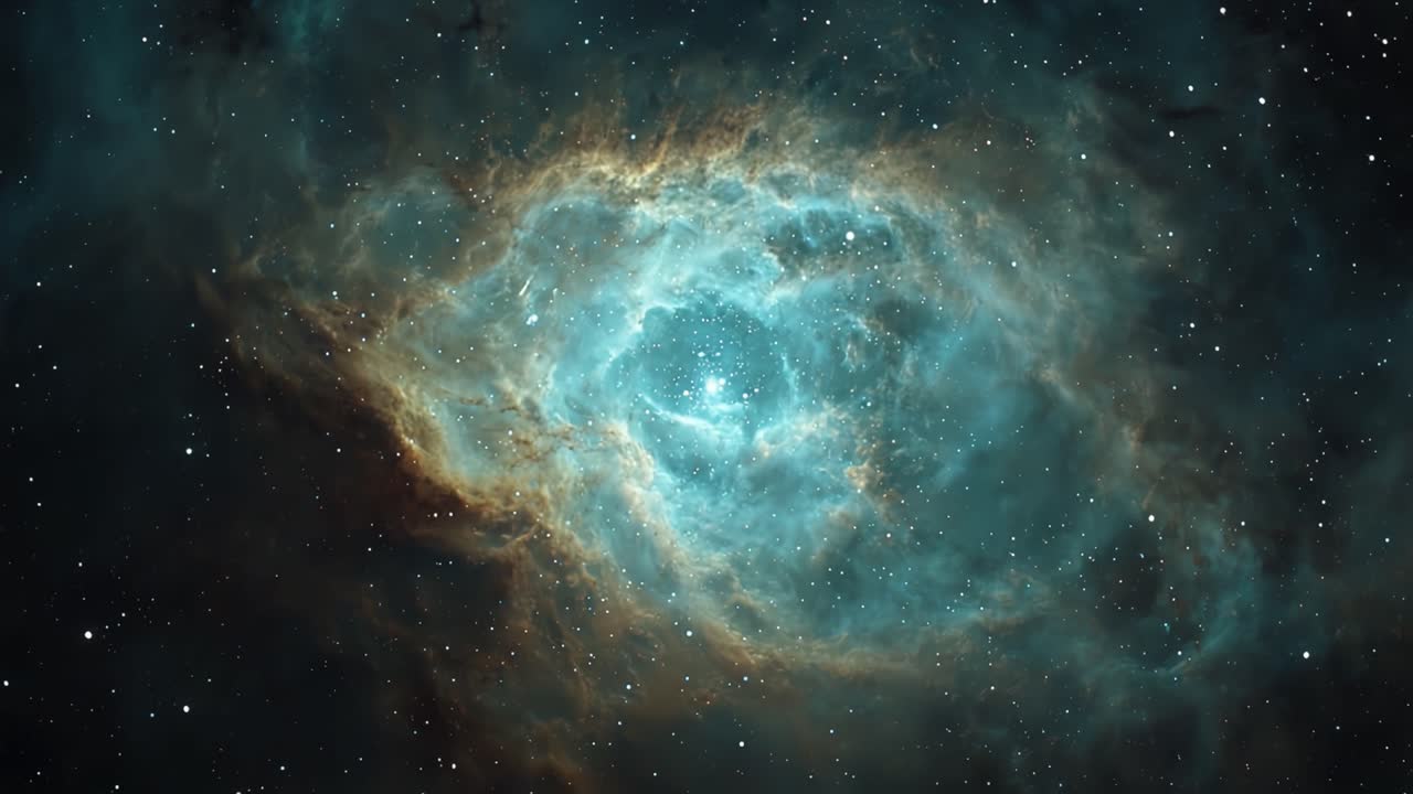 Una Vista Mozzafiato di una Nebulosa Cosmica: Questa Bellissima Nube Interstellare Cattura i Colori Vibranti e i Misteri dell'Universo in una Magnifica Esposizione di Formazione Stellare