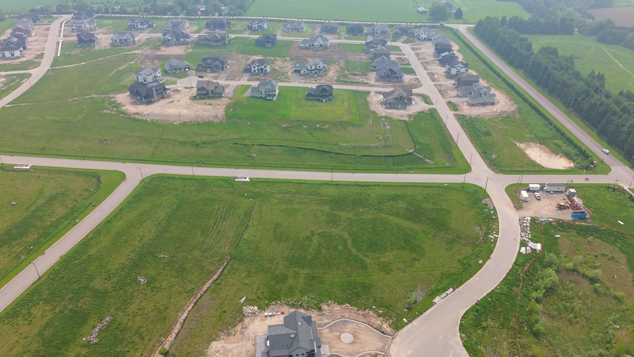 New Housing Development and wild fire smoke. ontario has housing shortage crisis
