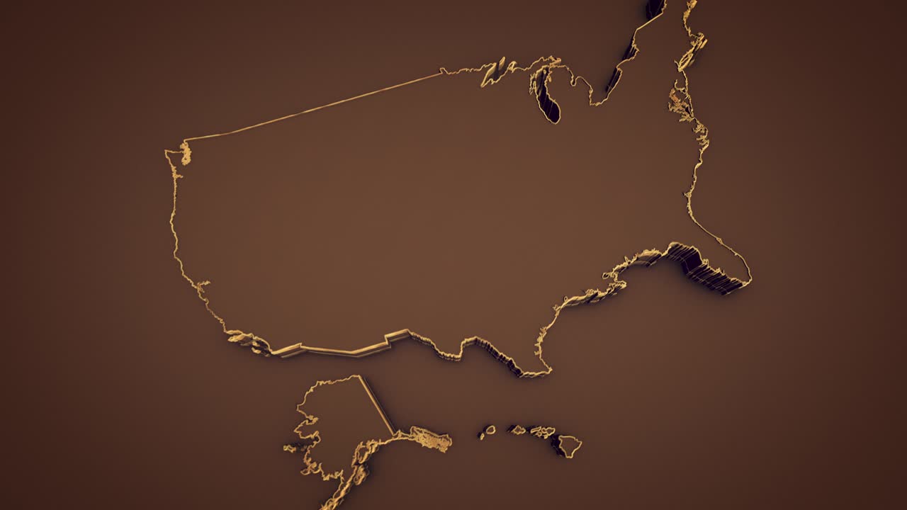 US Map Background 4K
