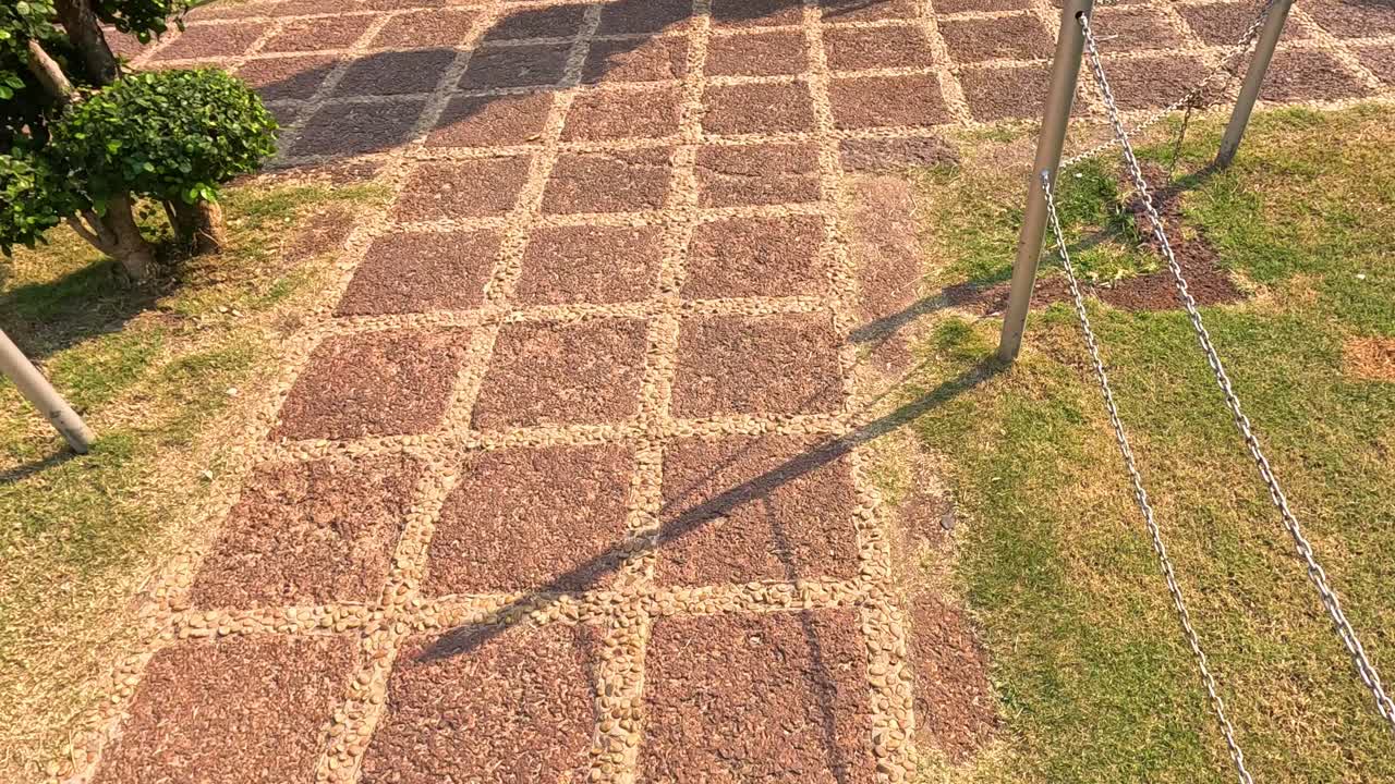 역사적 인 성전 폐허 와 길 들 의 공중 에서 볼 수 있는 모습