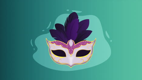 elegant carnival mask