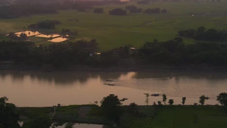 cinematic shot of rural bangladesh