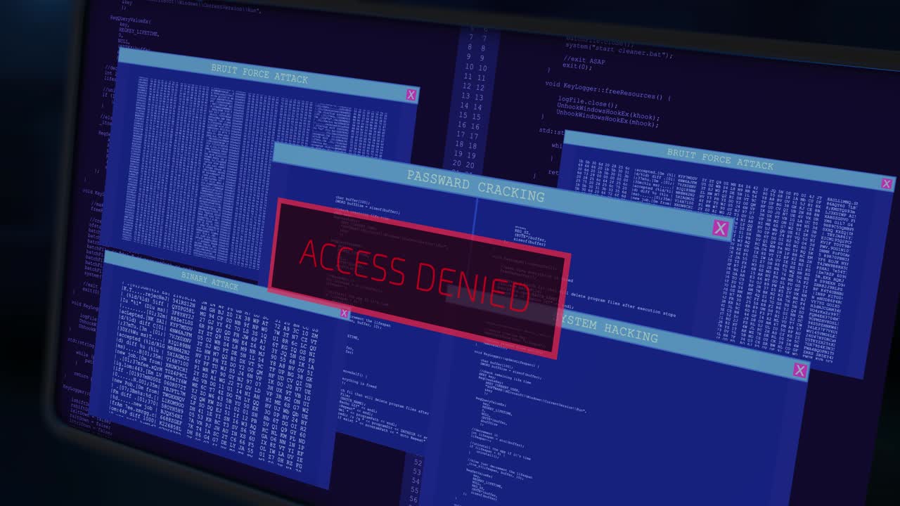 Data transfer progress access denied warning message transfer complete alert on screen hackers