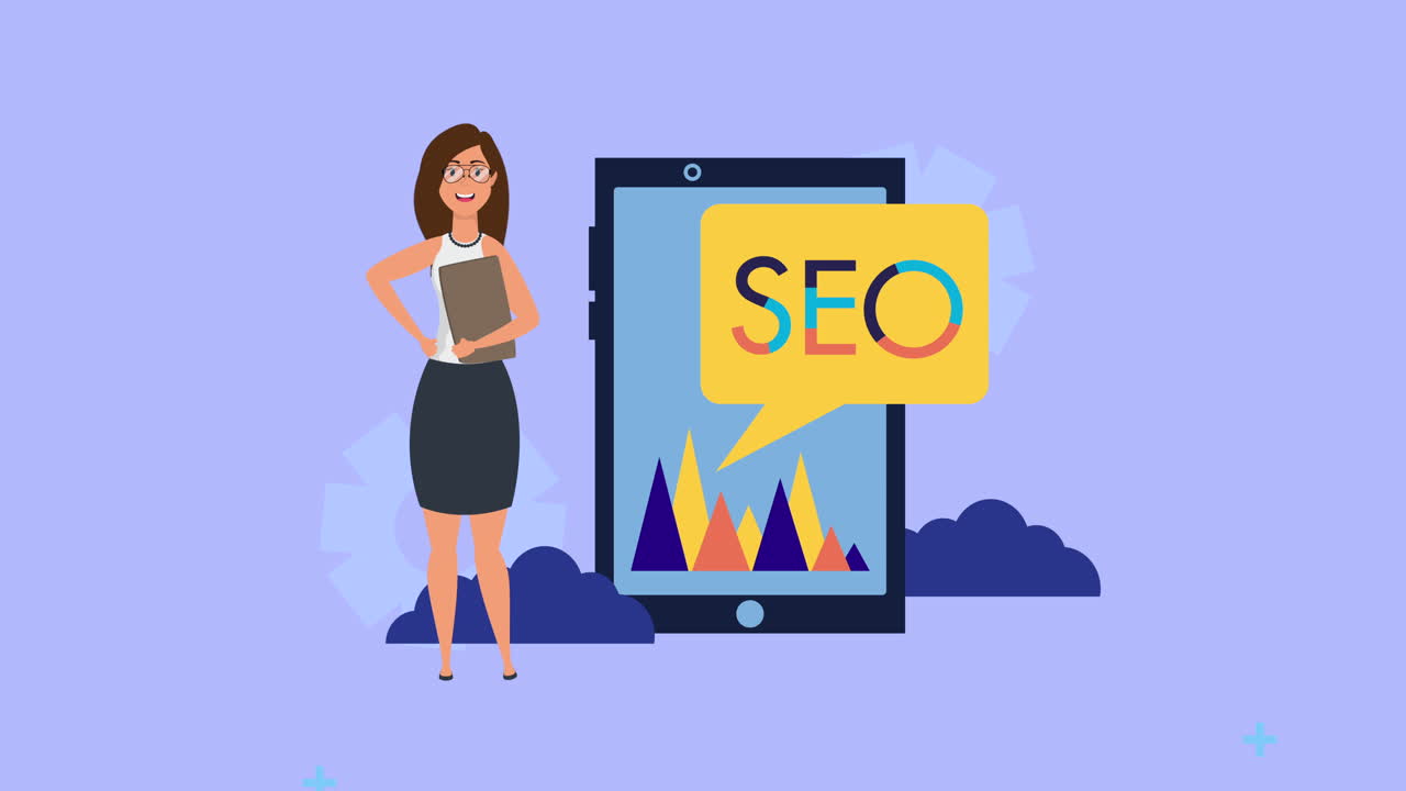 woman with smartphone search engine optimization
