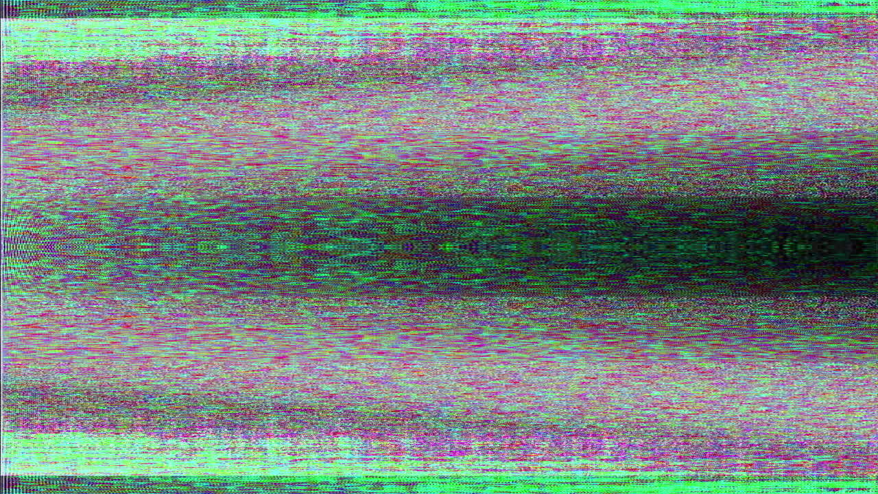 Digital Glitch Noise and Static Distortion Background
