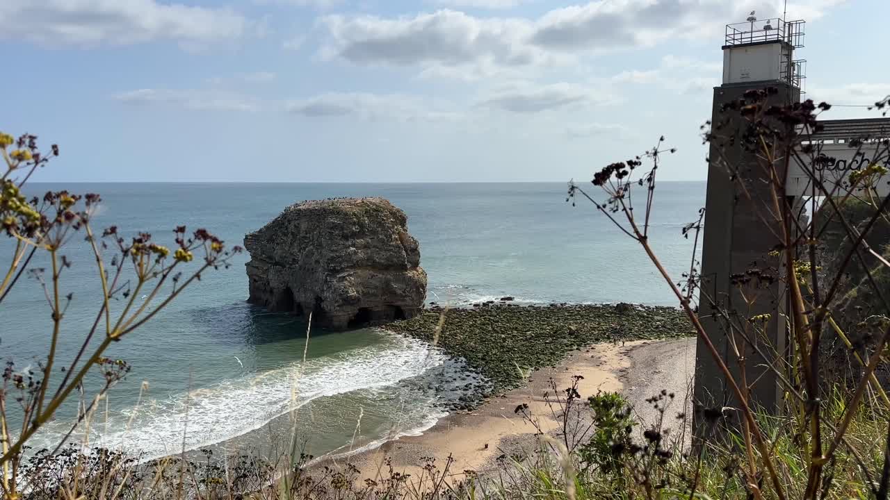 Marsden rock formation boulder north east england sea sunderland whitburn tyne and wear