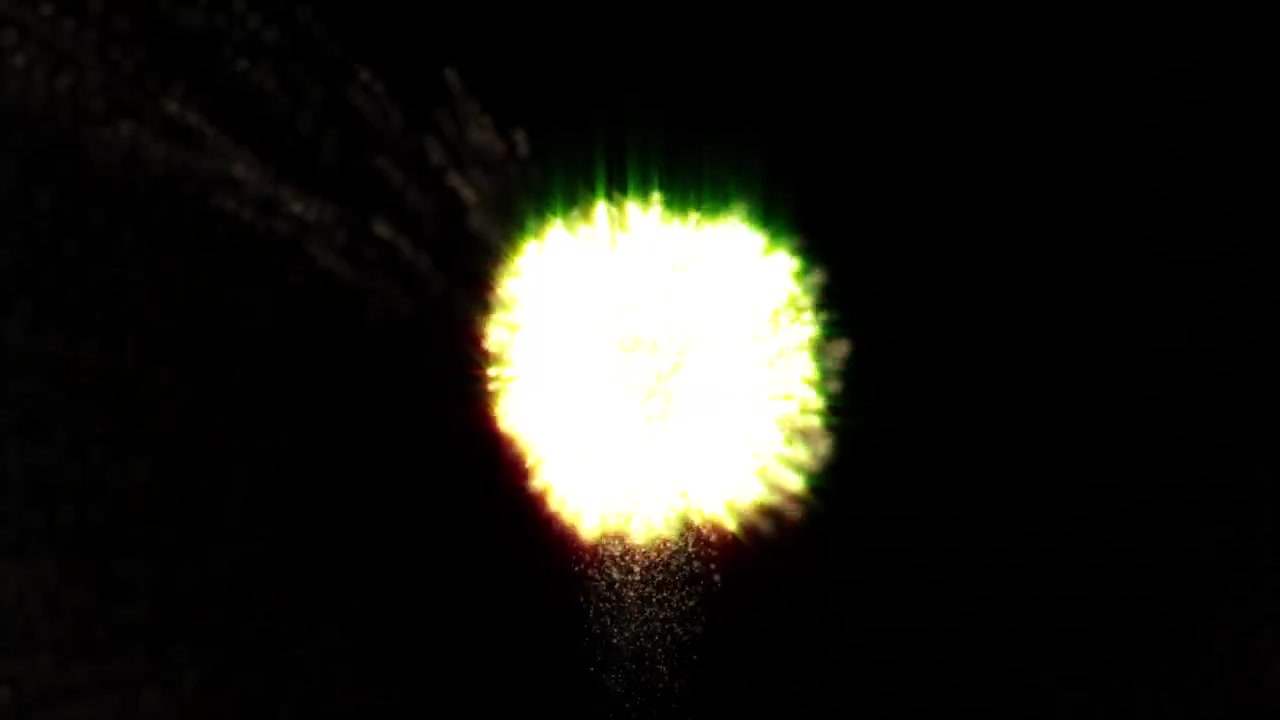 Christmas Blur Particles Spiral Spin Transition