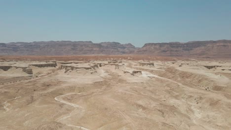 Flying-Above-The-Desert-Mountains