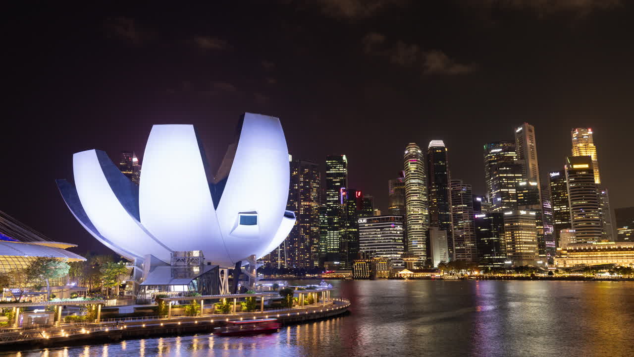 singapore marina bay city skyline
