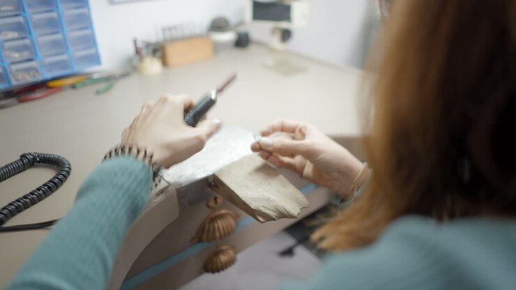Jewelry Maker at Work